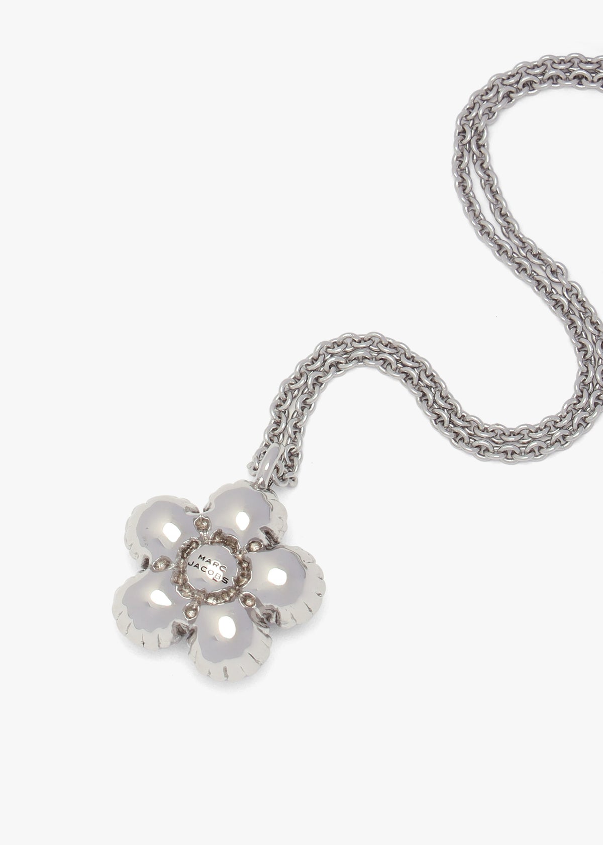 The Daisy Balloon Light Antique Silver Necklace