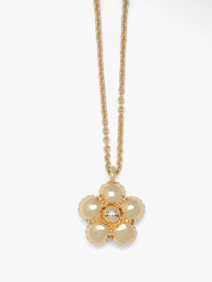 The Daisy Balloon Light Antique Gold Necklace