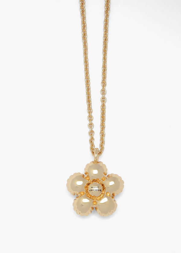 The Daisy Balloon Light Antique Gold Necklace