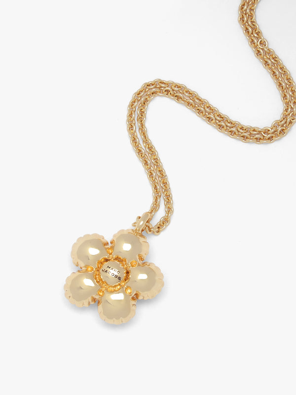 The Daisy Balloon Light Antique Gold Necklace