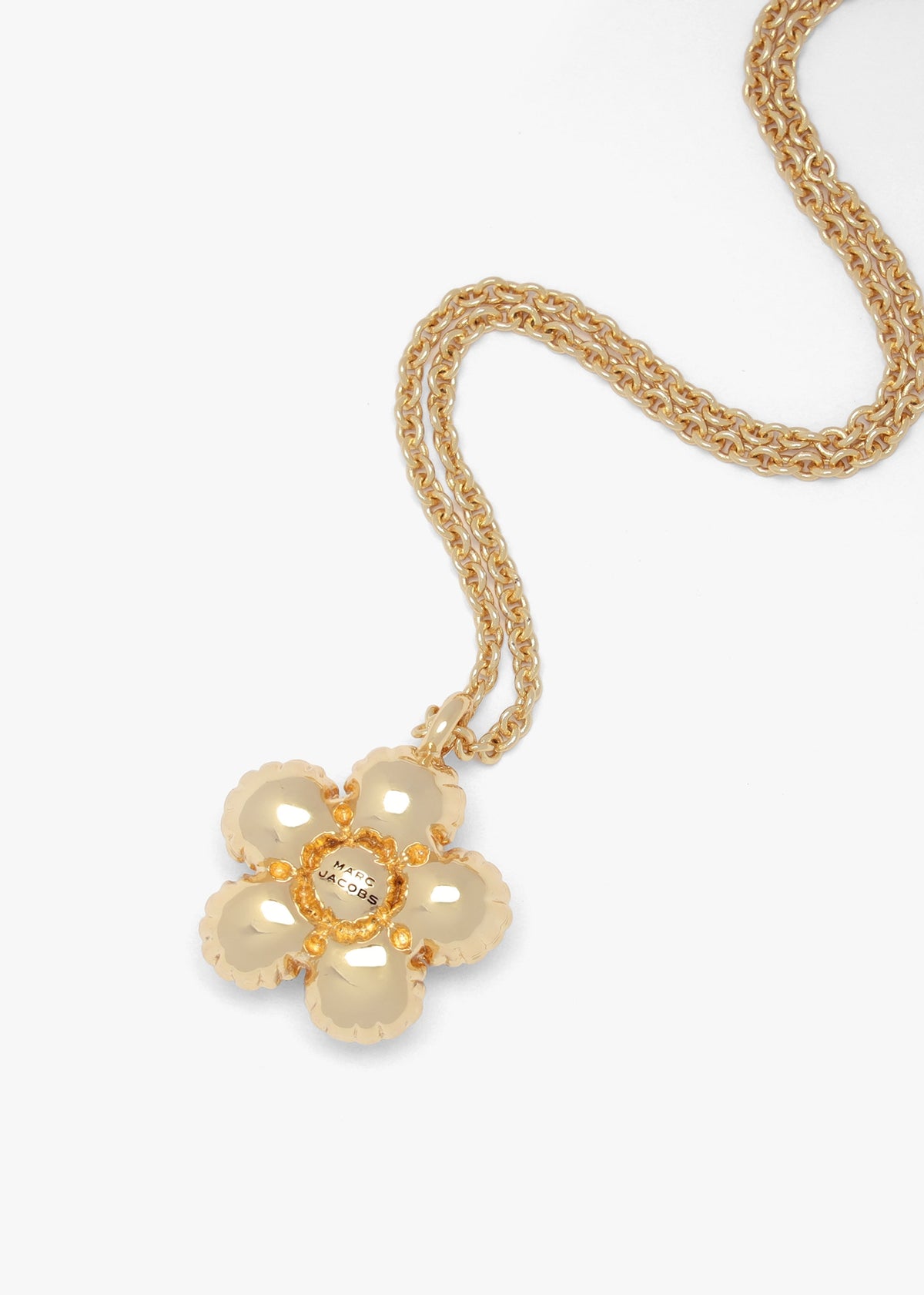 The Daisy Balloon Light Antique Gold Necklace