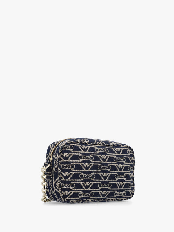 Canvas Jacquard Denim Camera Bag