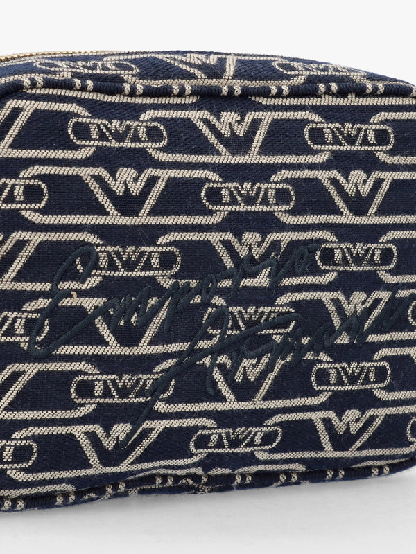 Canvas Jacquard Denim Camera Bag