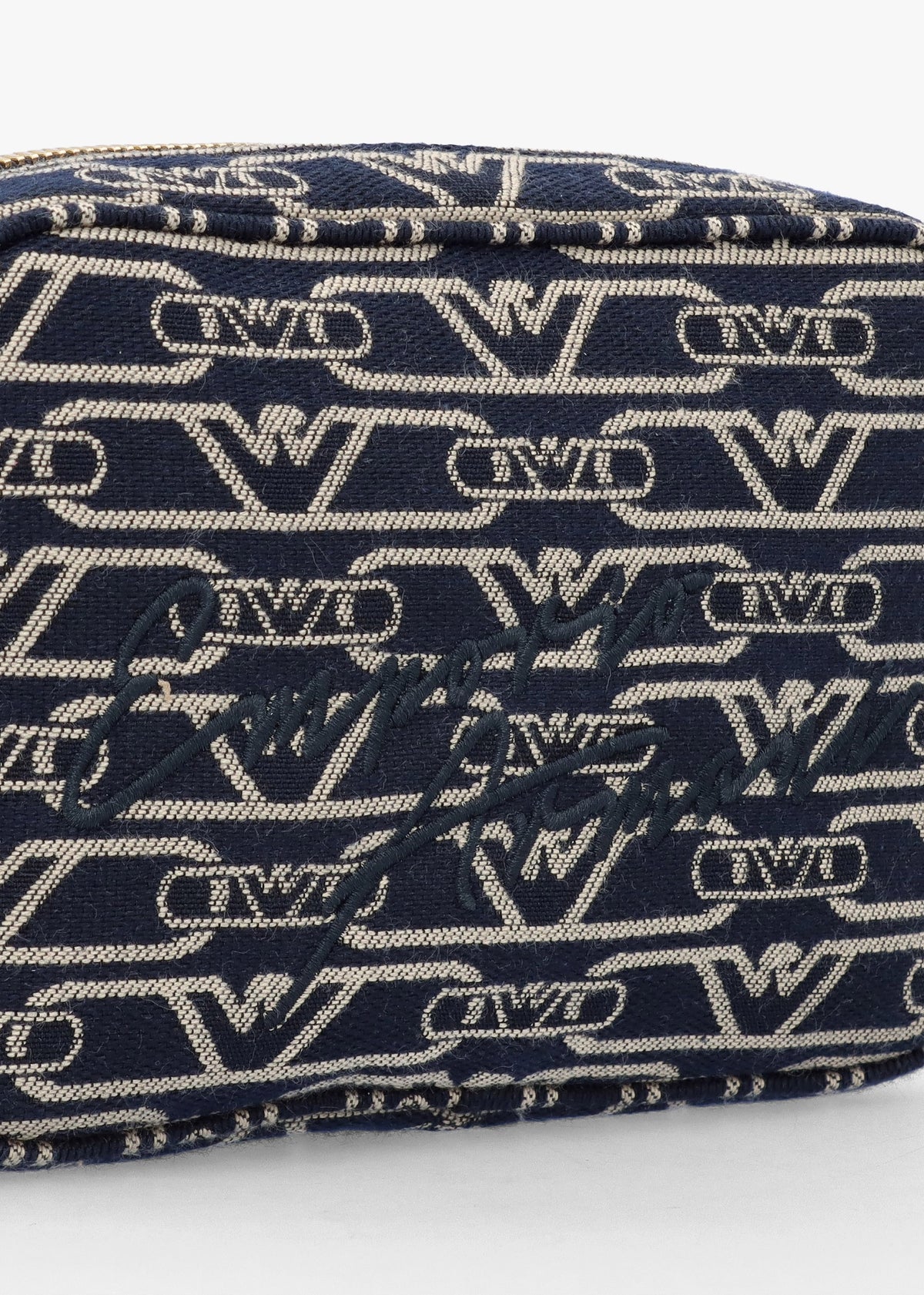 Canvas Jacquard Denim Camera Bag