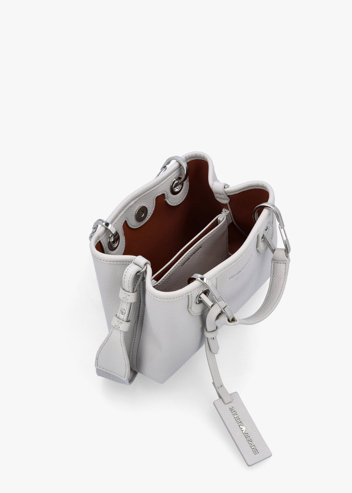 X Small Grey Cross-Body Shopper Bag