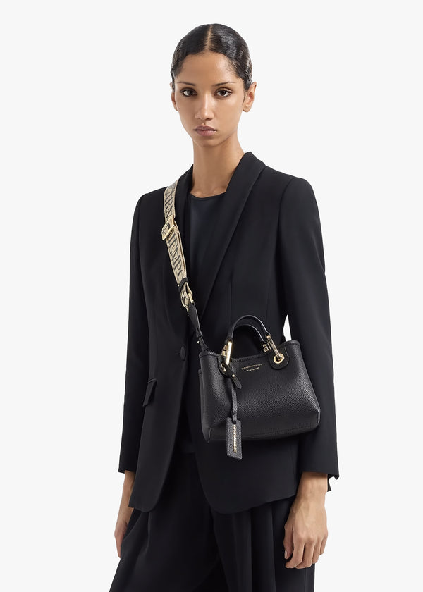 X Small Black Cross-Body Shopper Bag
