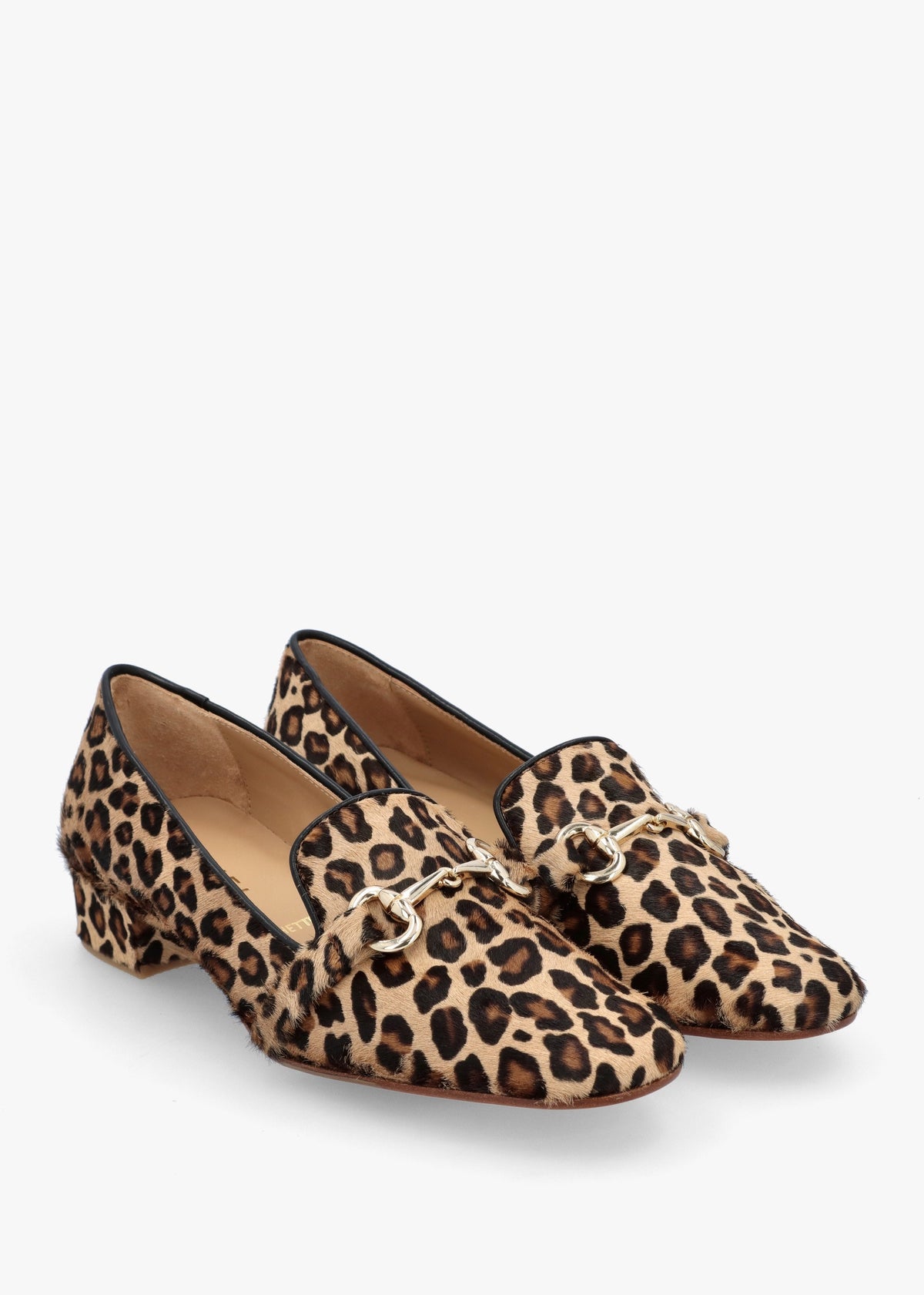 Pasco Leopard Pony Hair Snaffle Loafers