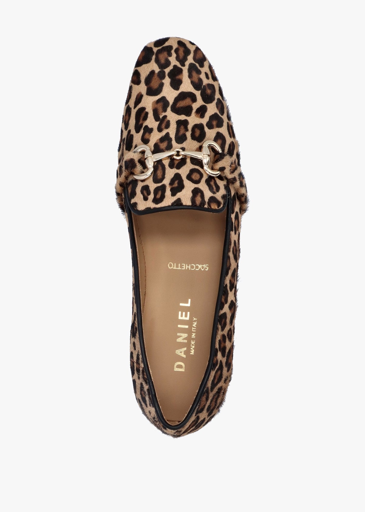 Pasco Leopard Pony Hair Snaffle Loafers