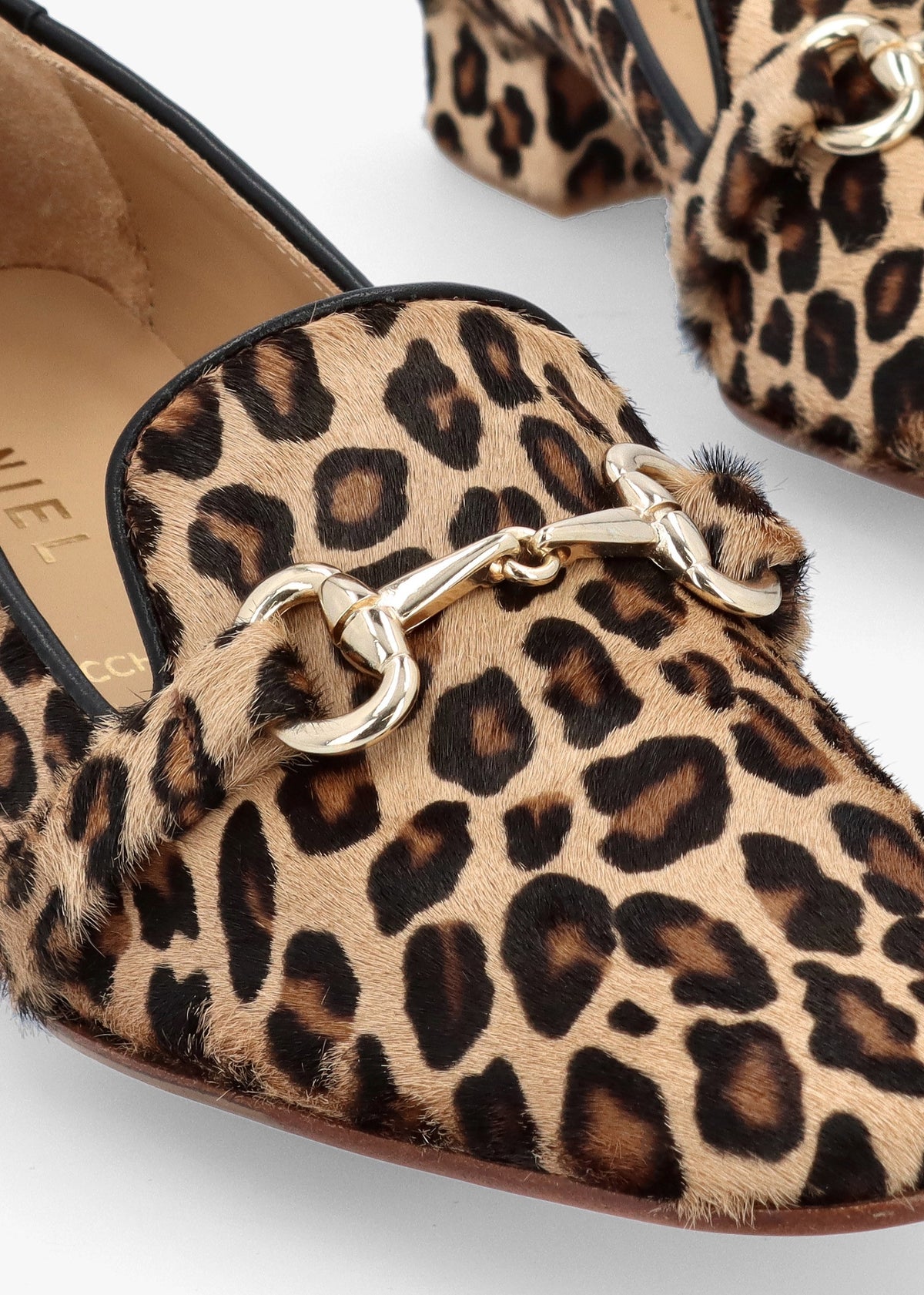 Pasco Leopard Pony Hair Snaffle Loafers