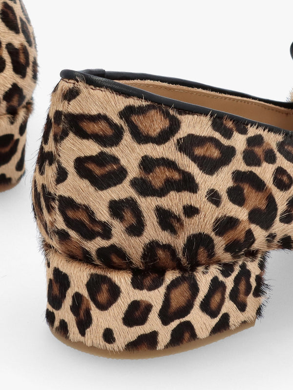 Pasco Leopard Pony Hair Snaffle Loafers