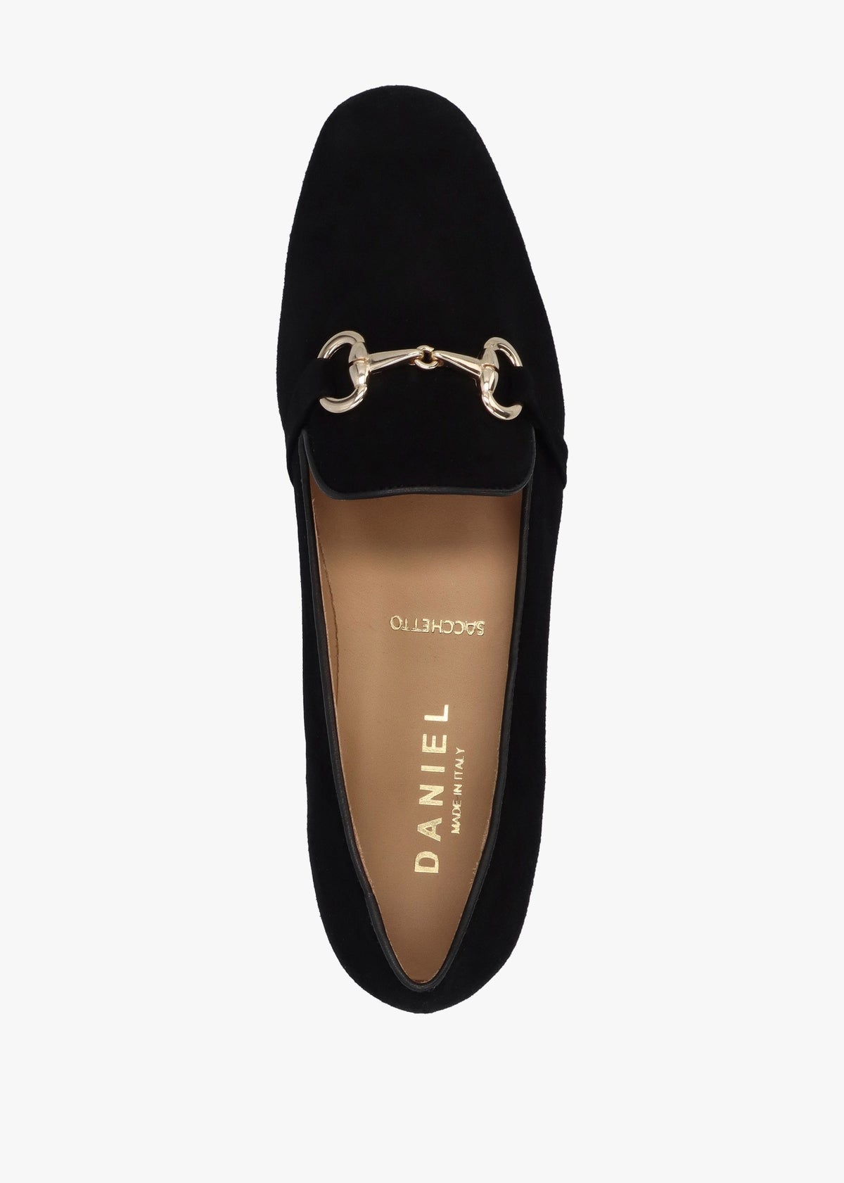 Pasco Black Suede Snaffle Loafers