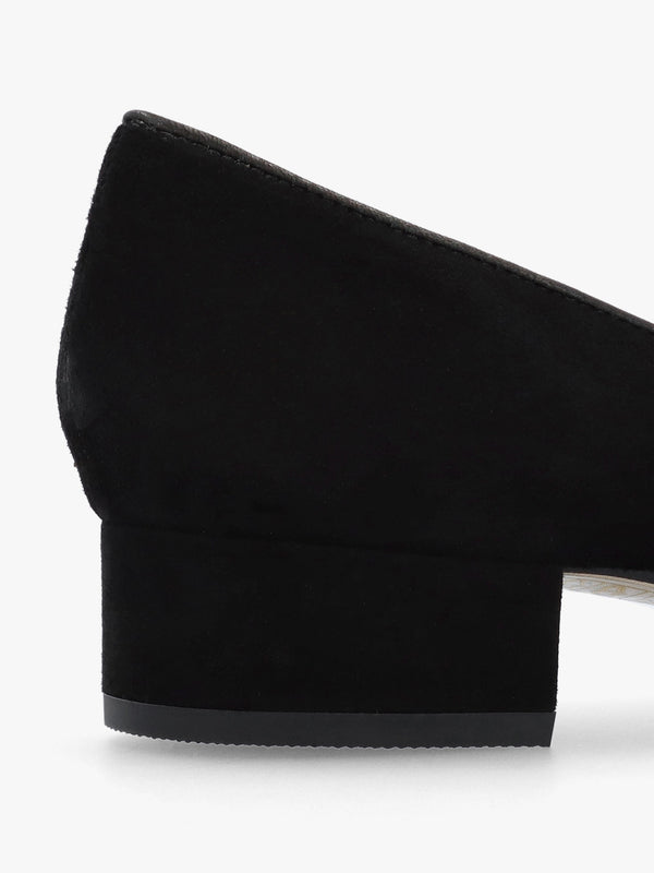 Pasco Black Suede Snaffle Loafers