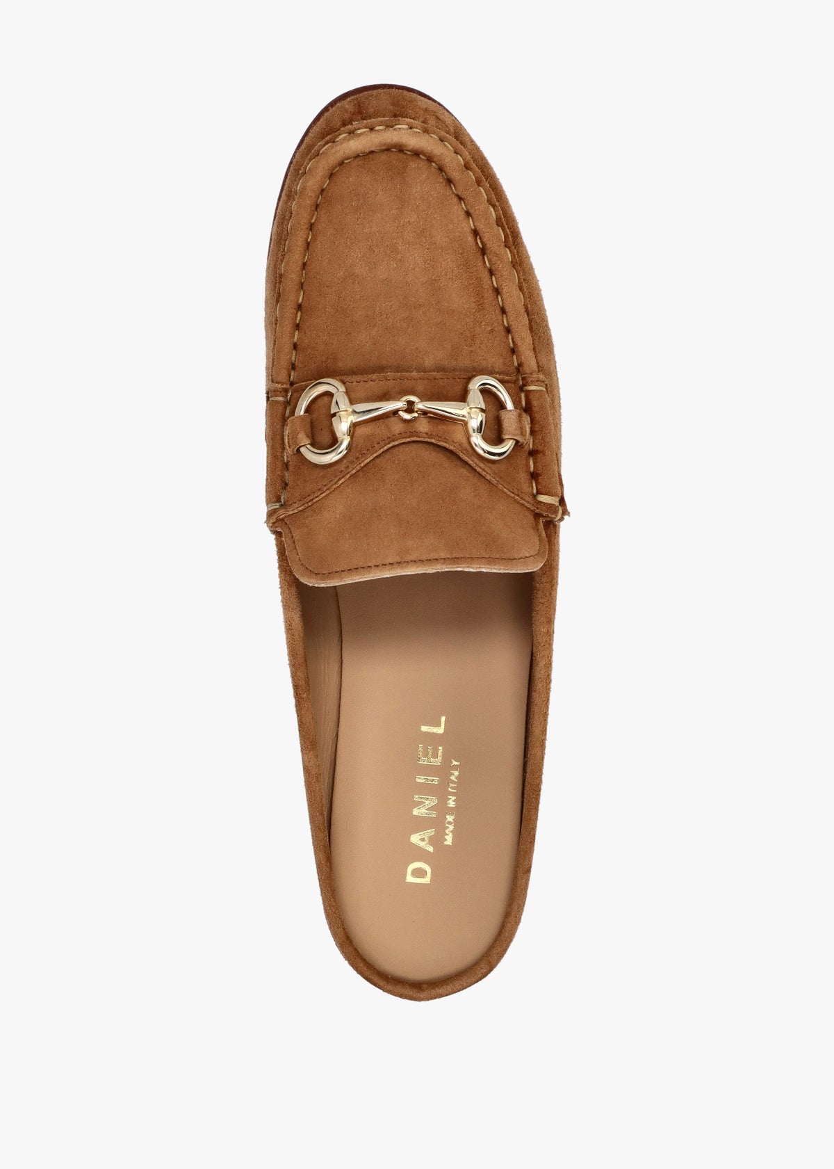 Pule Tan Suede Backless Mule Loafers