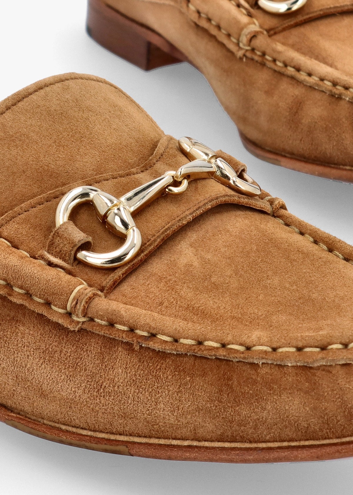 Pule Tan Suede Backless Mule Loafers
