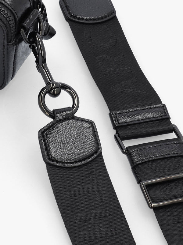 The Snapshot DTM Black Leather Camera Bag