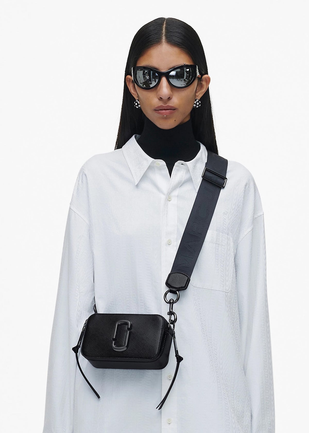 The Snapshot DTM Black Leather Camera Bag