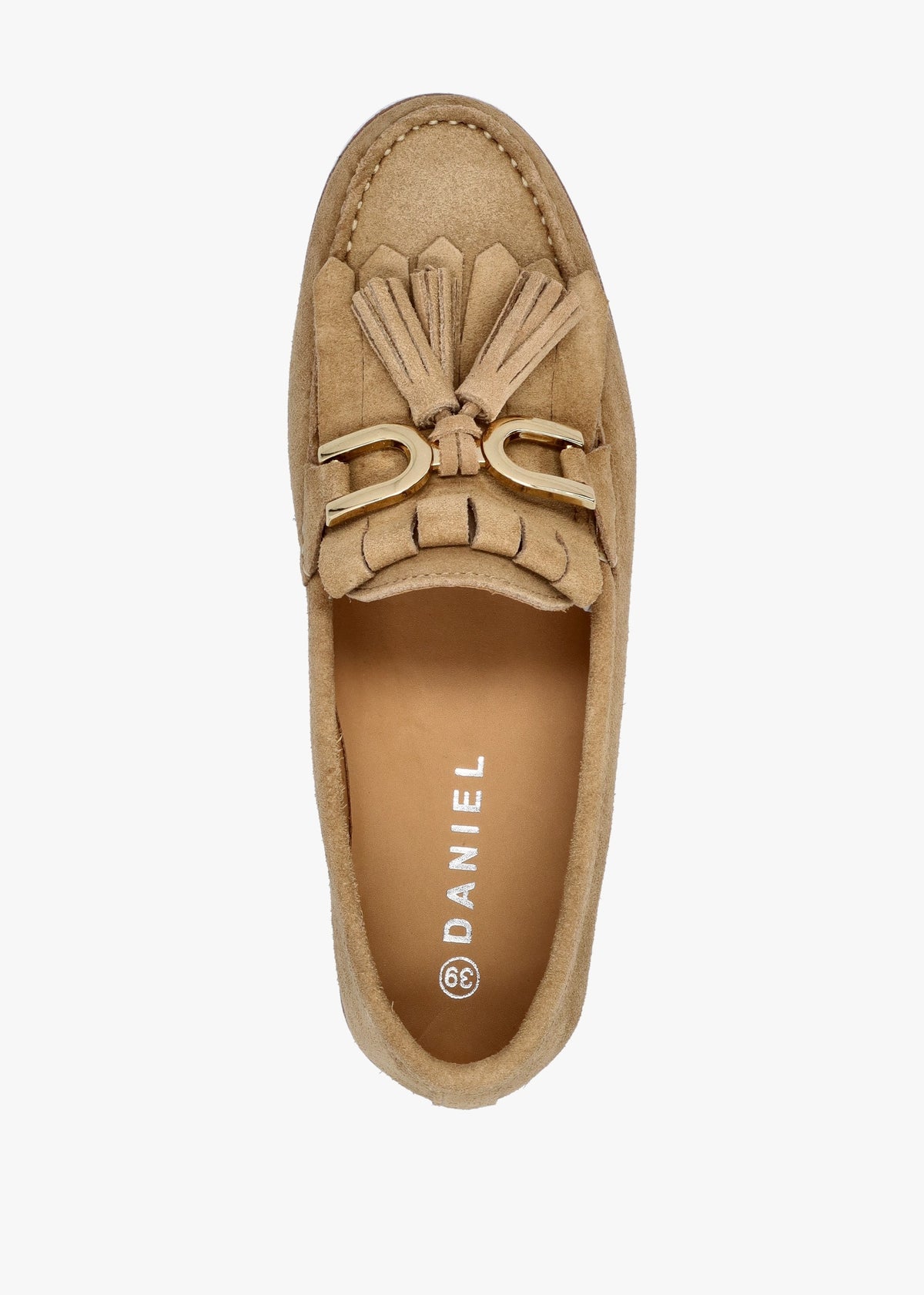 Passy Beige Suede Tassel Loafers