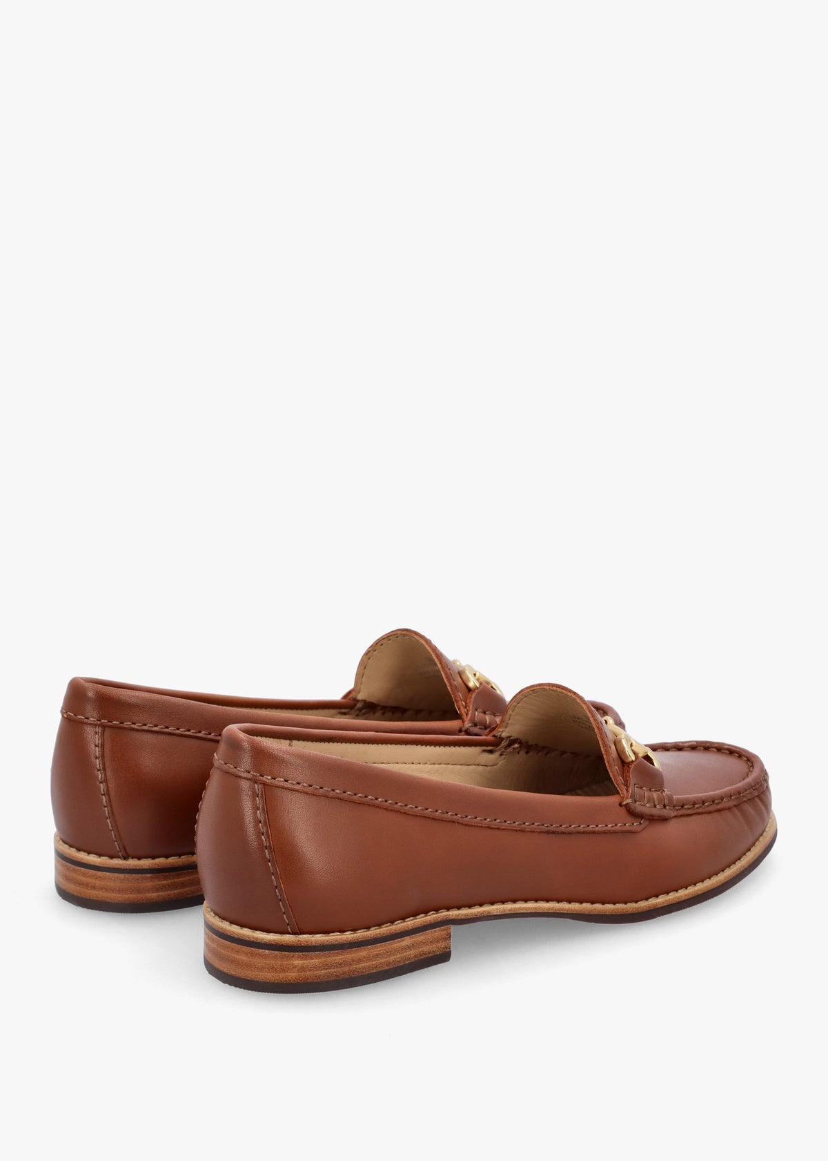 Galtro Tan Smooth Leather Snaffle Loafers