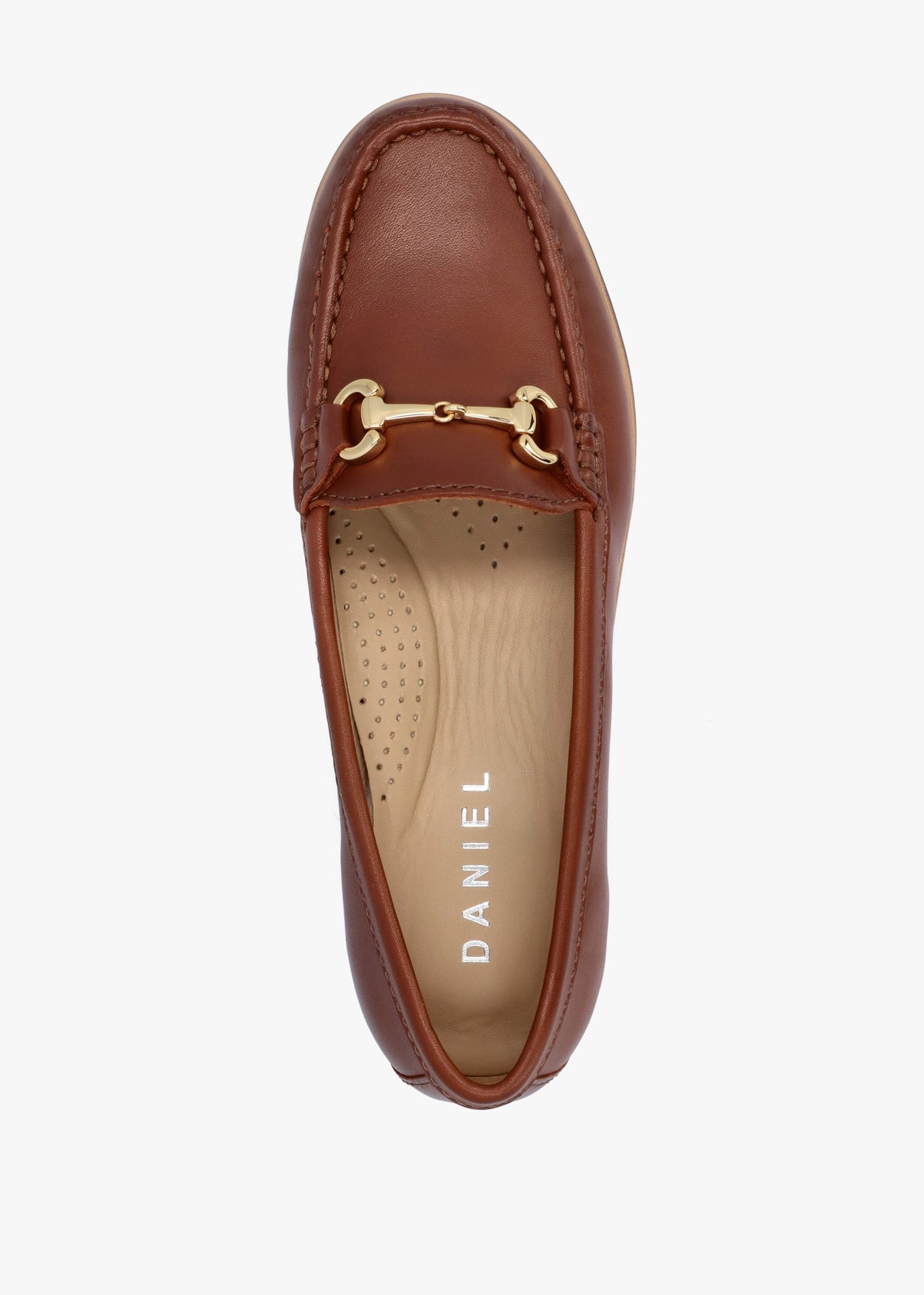Galtro Tan Smooth Leather Snaffle Loafers