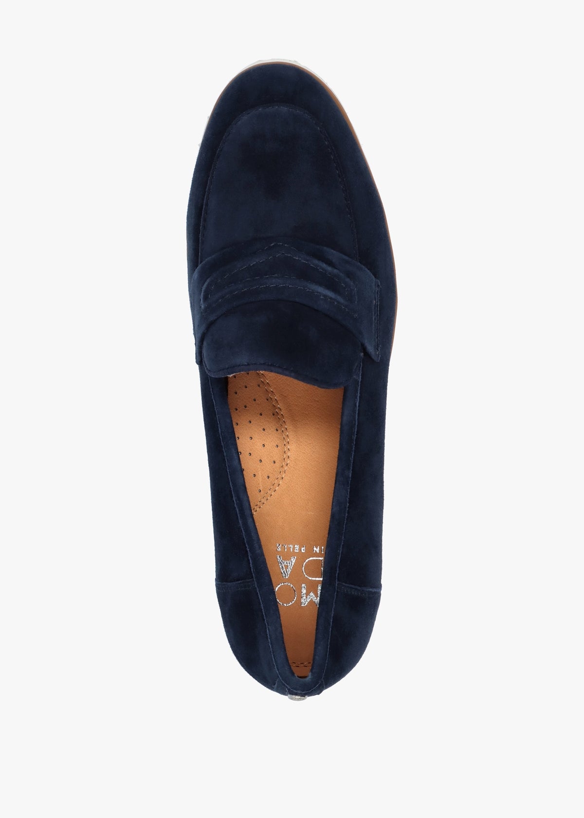 Ebonee Off Navy Suede Chunky Loafers
