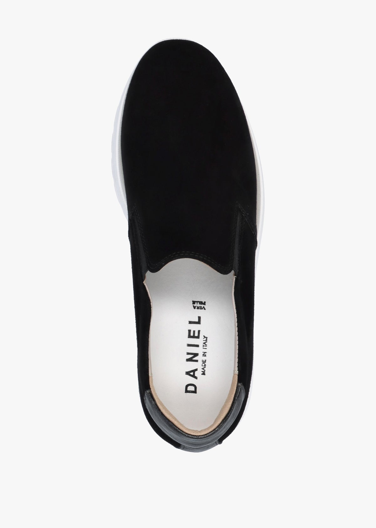 Commy Black Suede Flatform Wedge Shoes