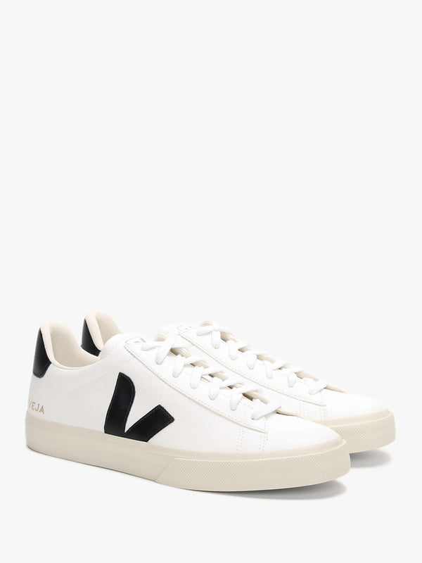 Men's Campo Chromefree Leather Extra White Black Trainers