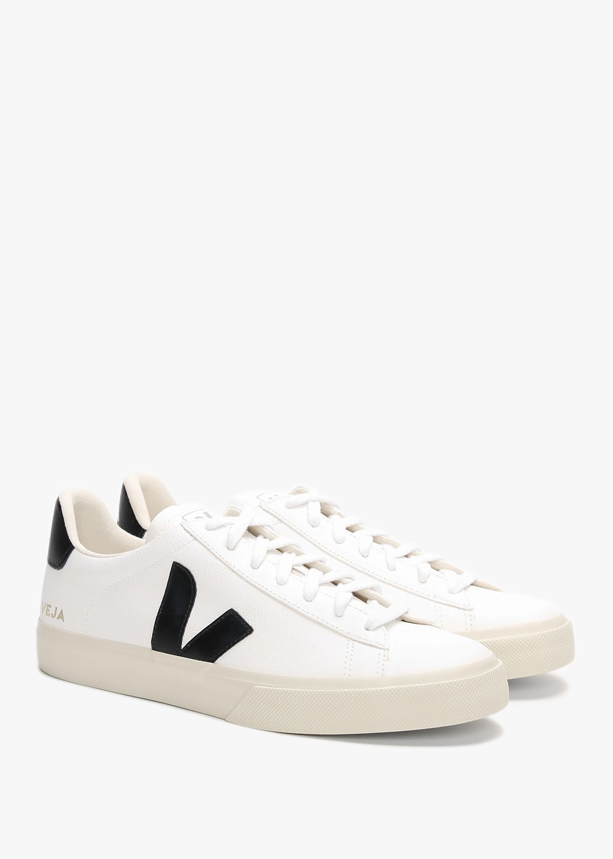 Men's Campo Chromefree Leather Extra White Black Trainers