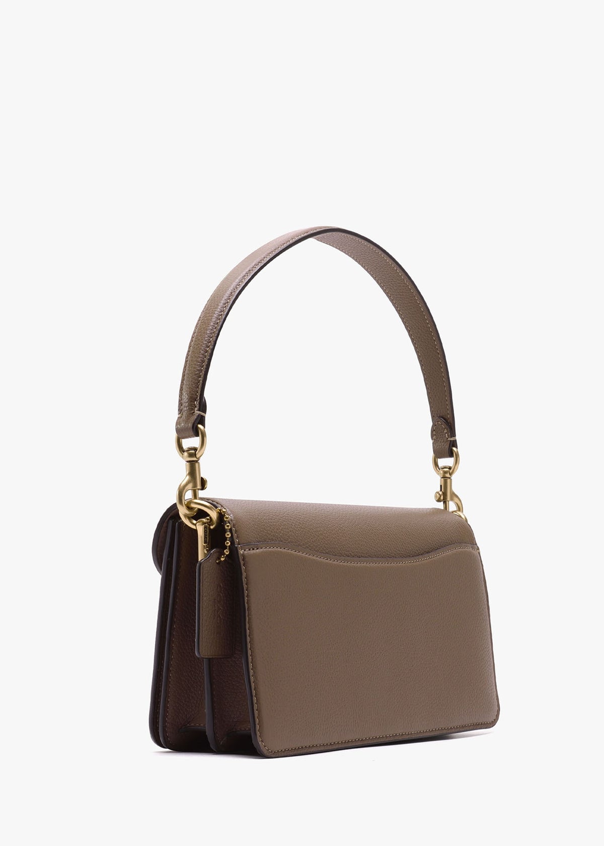 Tabby 26 Dark Stone Leather Shoulder Bag