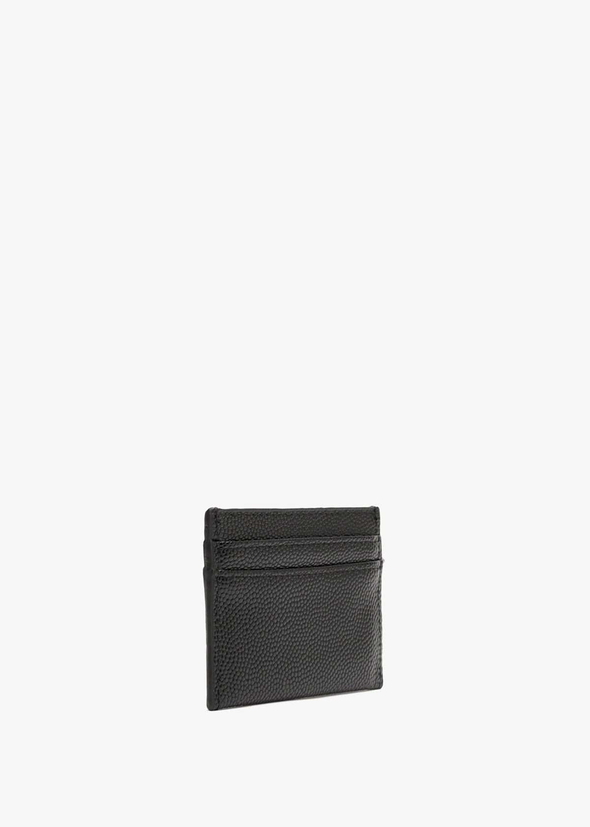 Divina Black Pebbled Card Case