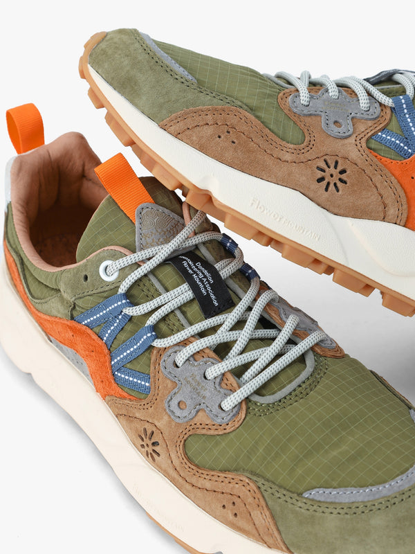 Men’s Yamano 3 Military Suede & Nylon Trainers