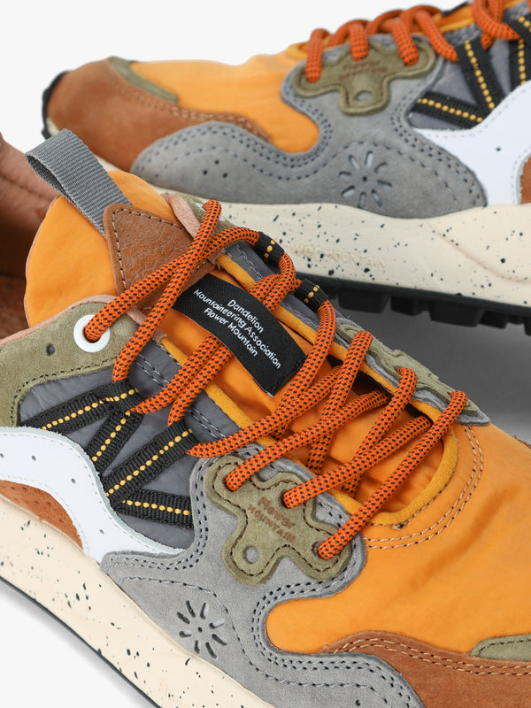 Men’s Yamano 3 Orange Suede & Nylon Trainers
