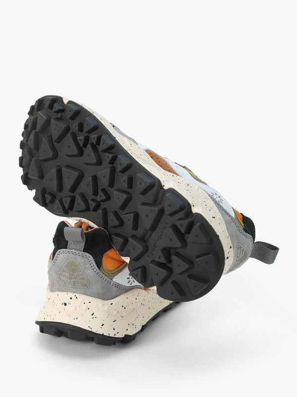 Men’s Yamano 3 Orange Suede & Nylon Trainers