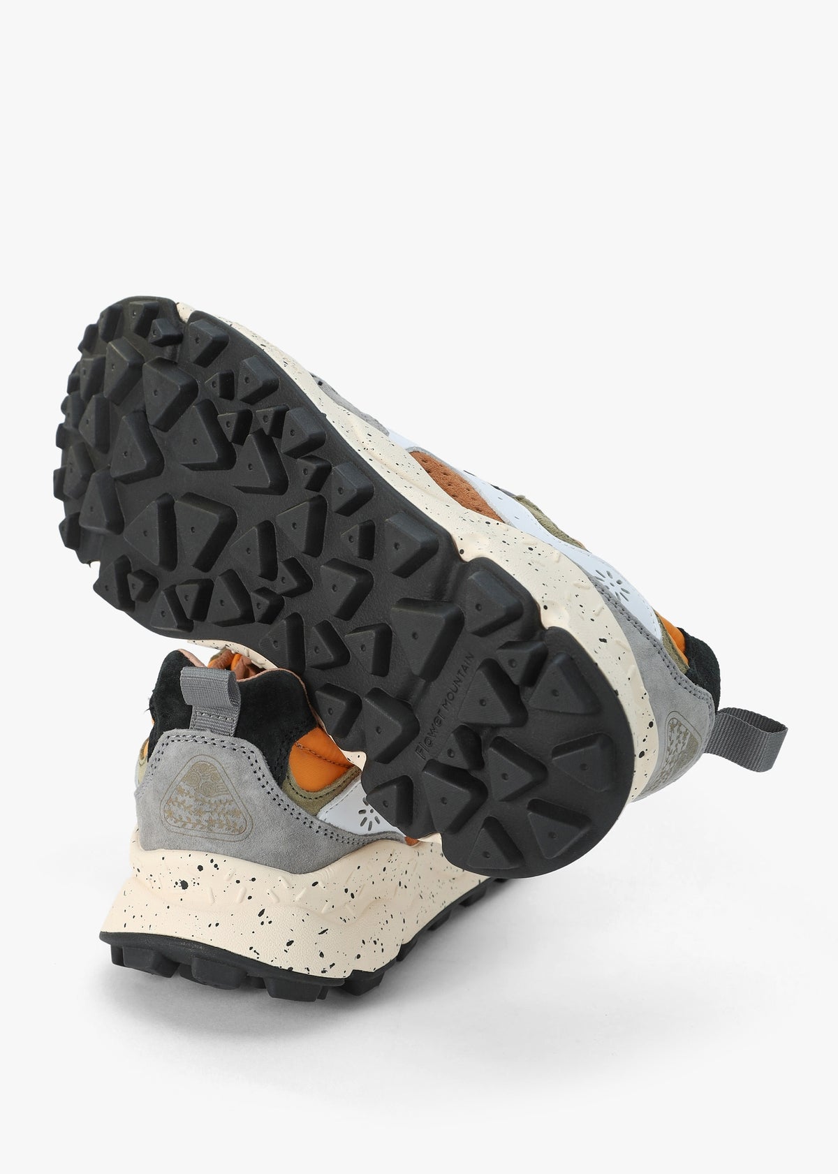 Men’s Yamano 3 Orange Suede & Nylon Trainers