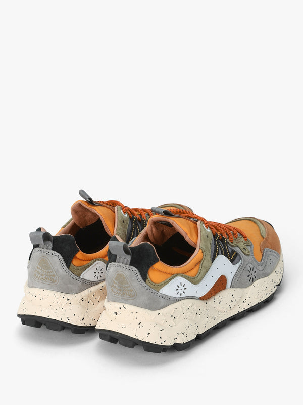 Men’s Yamano 3 Orange Suede & Nylon Trainers