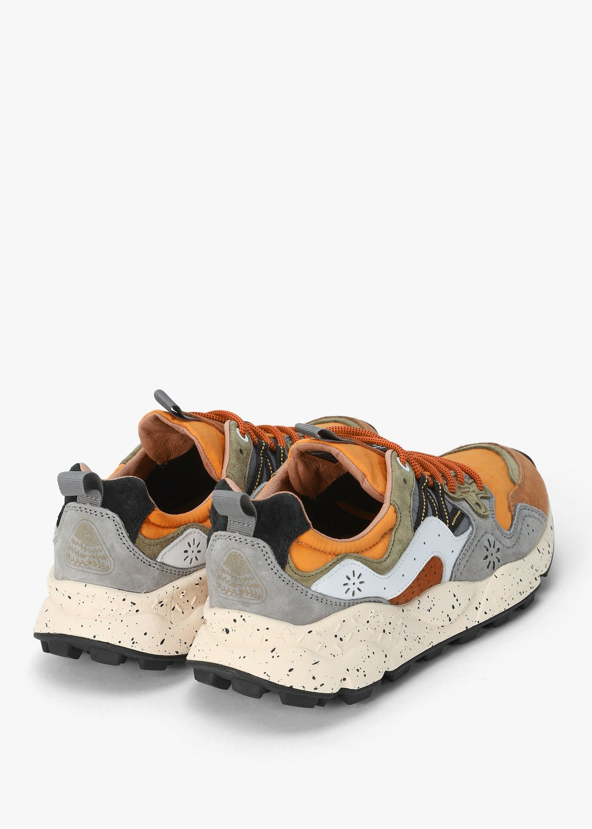 Men’s Yamano 3 Orange Suede & Nylon Trainers
