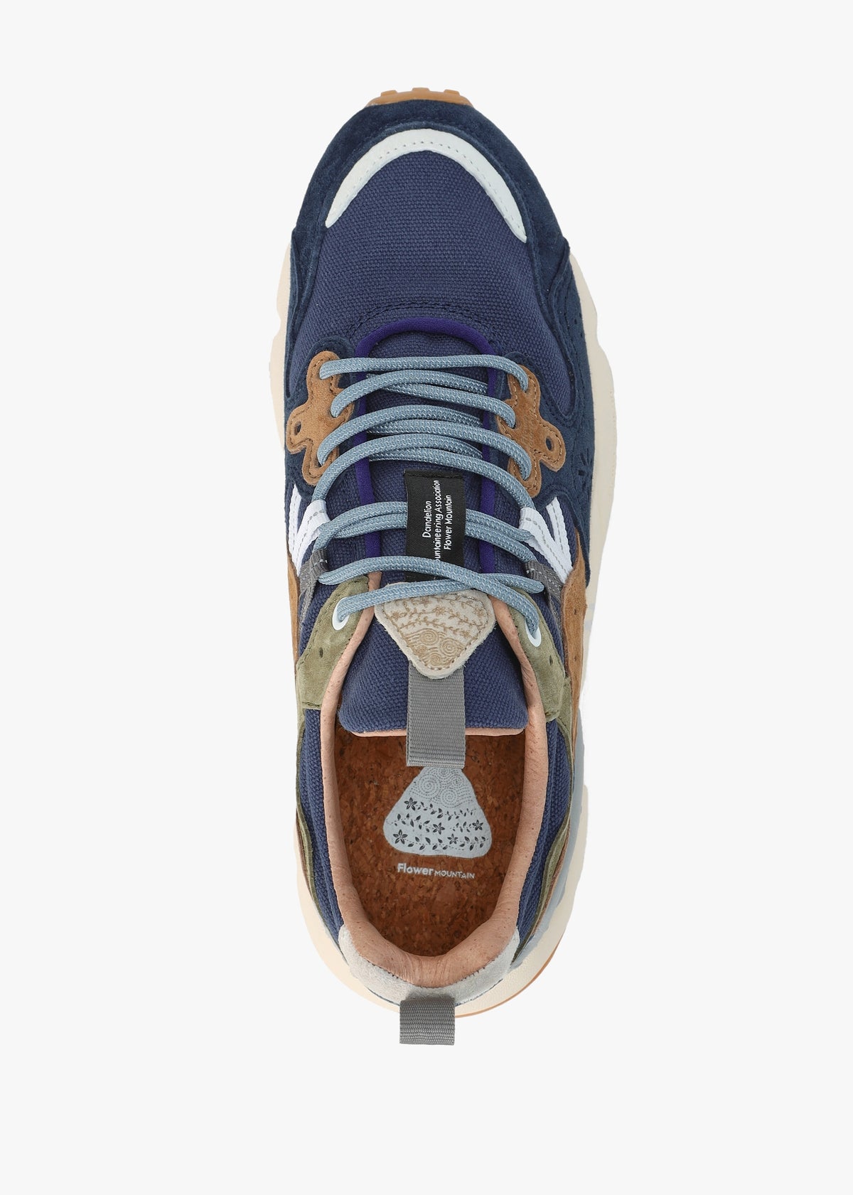 Men’s Yamano 3 Navy Suede & Canvas Trainers
