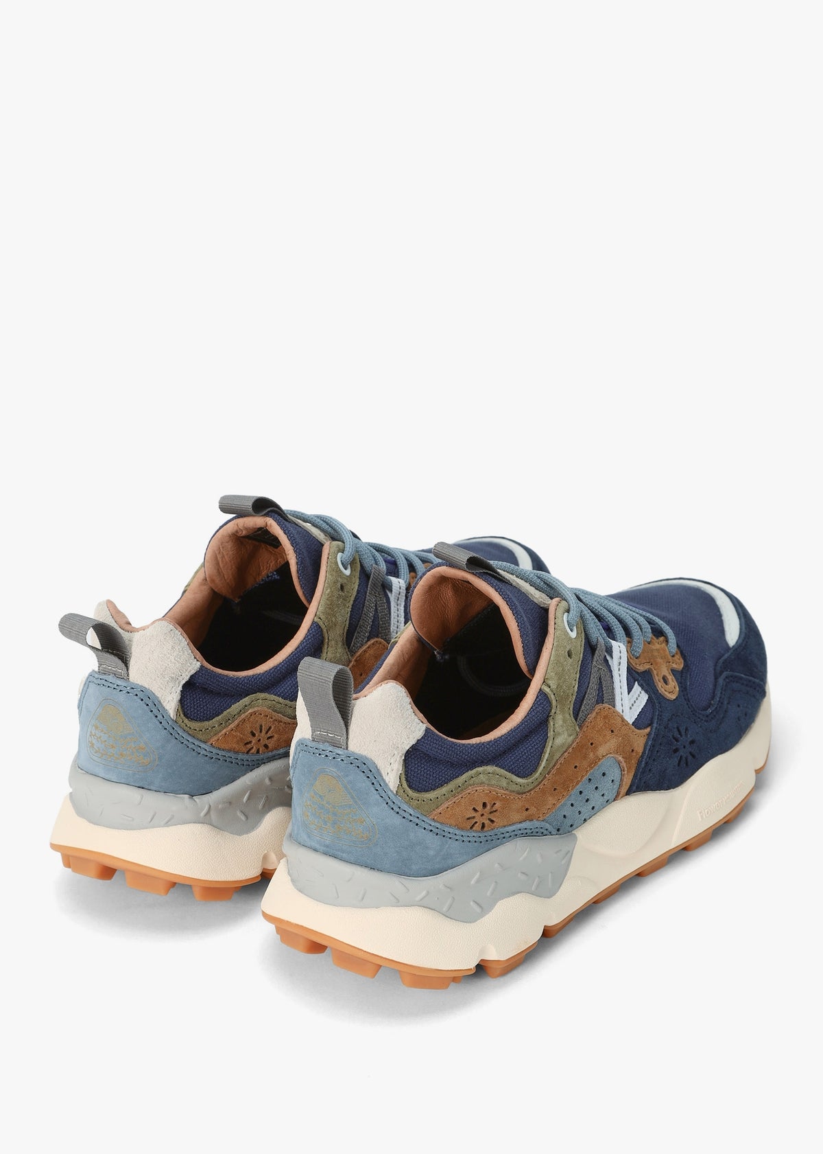 Men’s Yamano 3 Navy Suede & Canvas Trainers