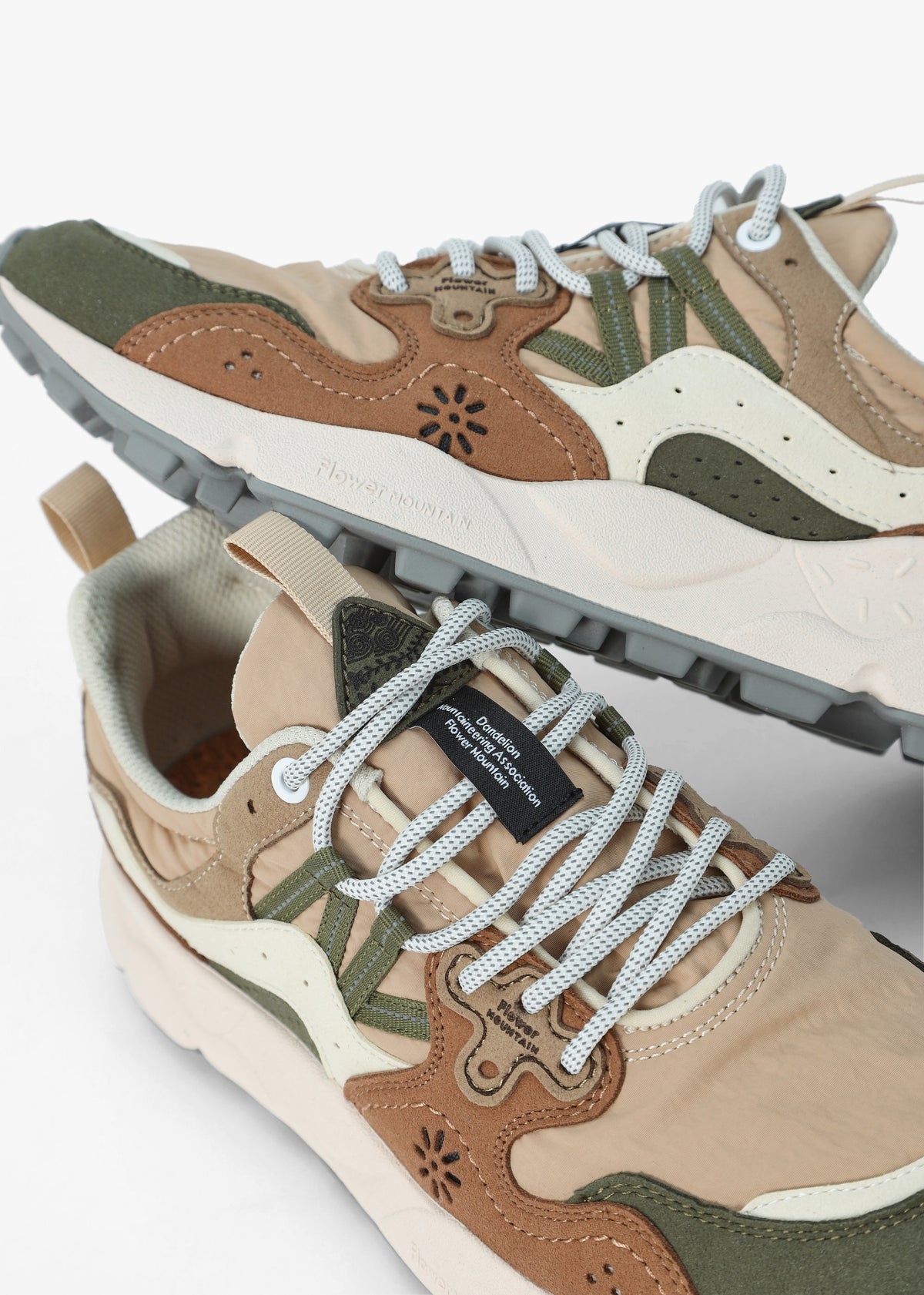 Men’s Yamano 3 Kaiso Beige Military Green Trainers