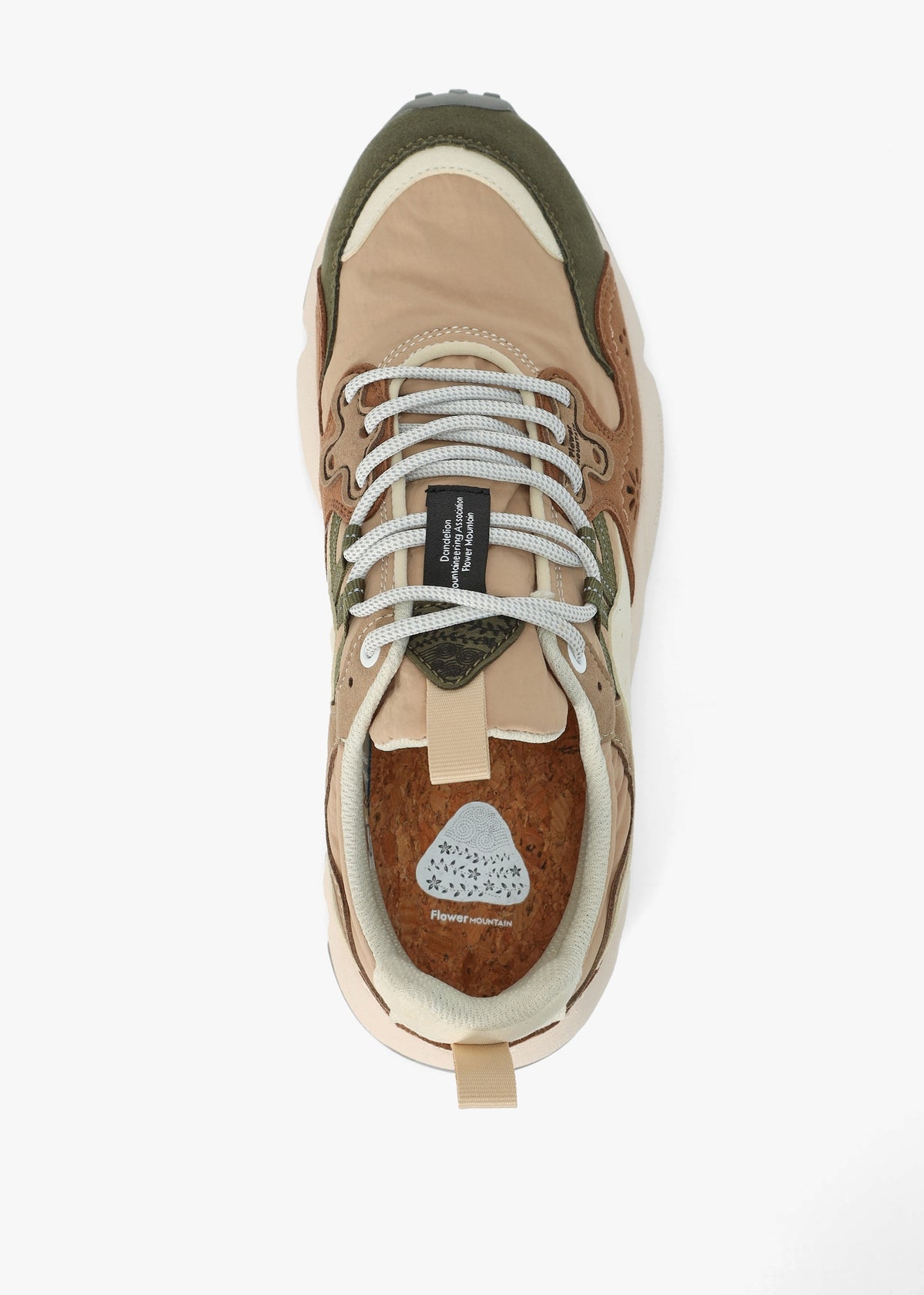 Men’s Yamano 3 Kaiso Beige Military Green Trainers