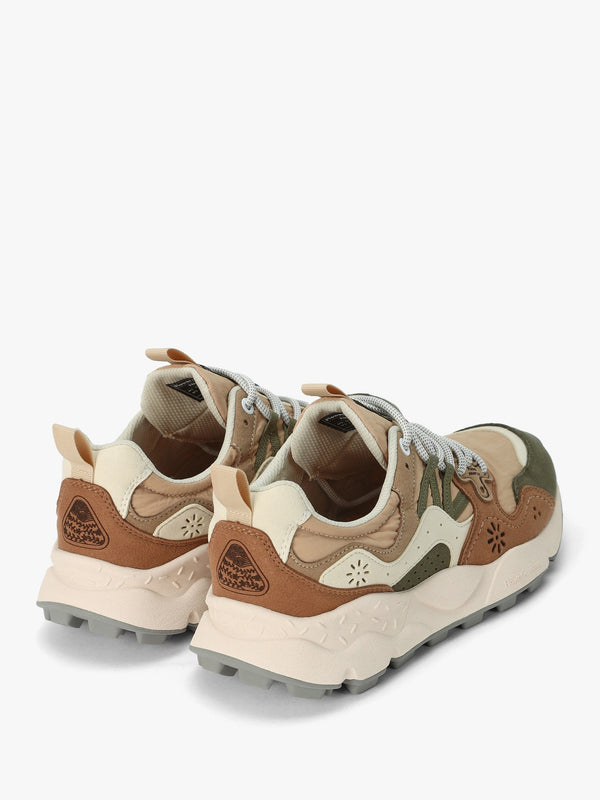 Men’s Yamano 3 Kaiso Beige Military Green Trainers