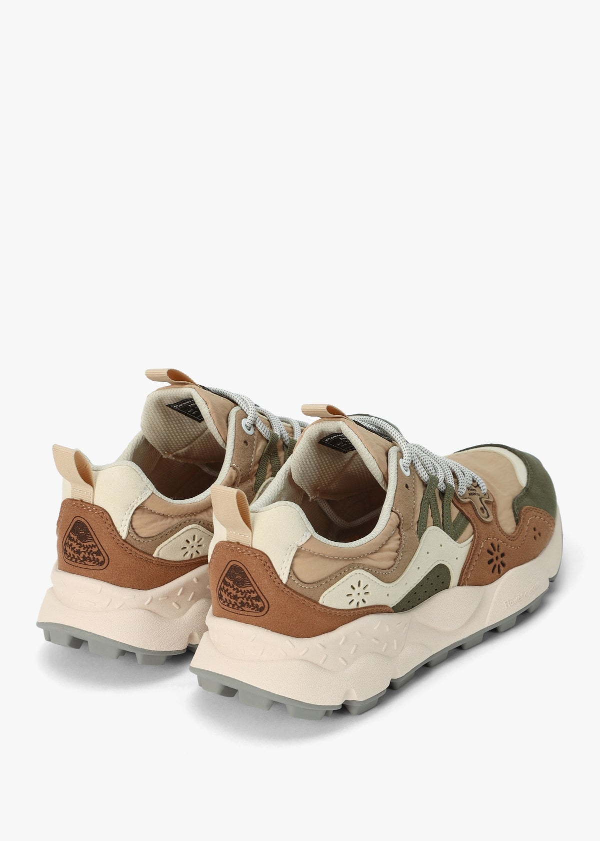 Men’s Yamano 3 Kaiso Beige Military Green Trainers