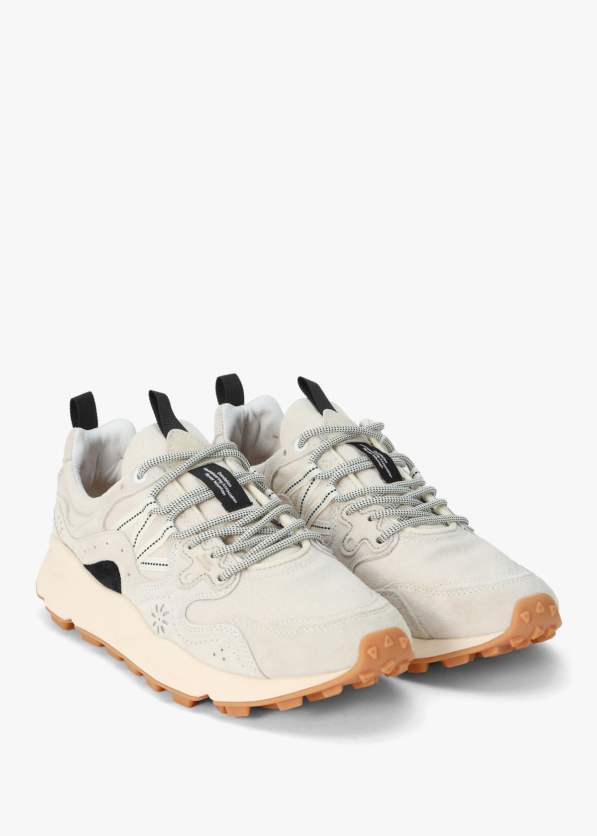 Men’s Yamano 3 Uni Grey Suede & Canvas Trainers