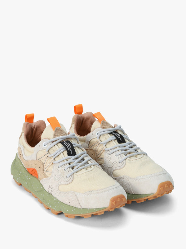 Men’s Yamano 3 Uni Green Suede & Canvas Trainers
