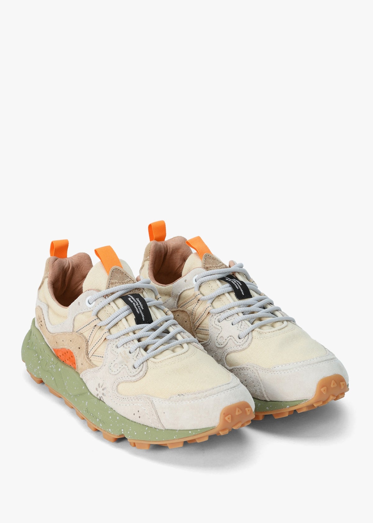 Men’s Yamano 3 Uni Green Suede & Canvas Trainers