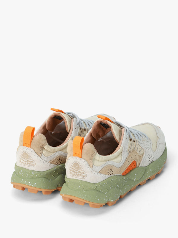 Men’s Yamano 3 Uni Green Suede & Canvas Trainers