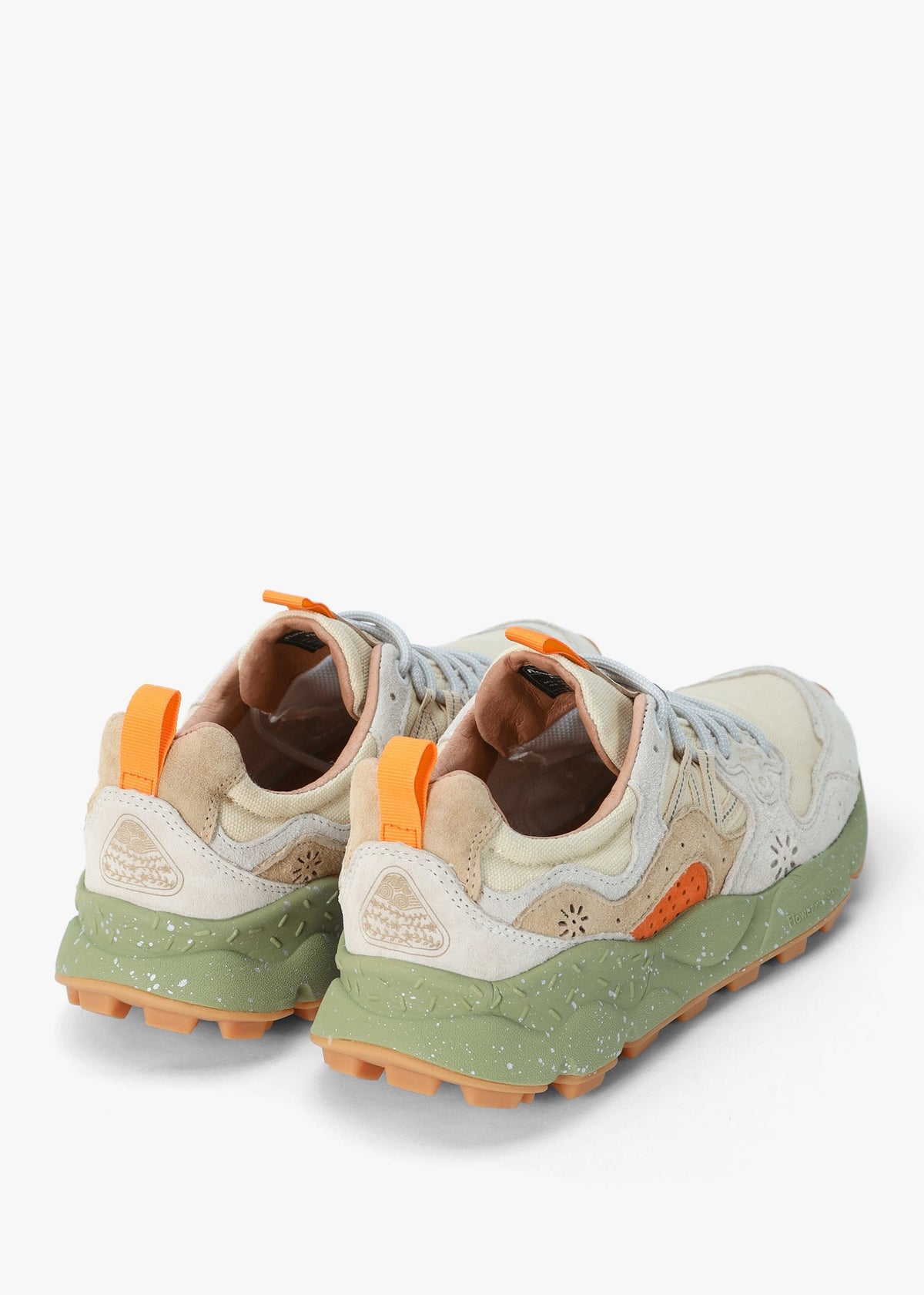 Men’s Yamano 3 Uni Green Suede & Canvas Trainers