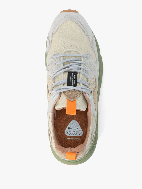 Men’s Yamano 3 Uni Green Suede & Canvas Trainers