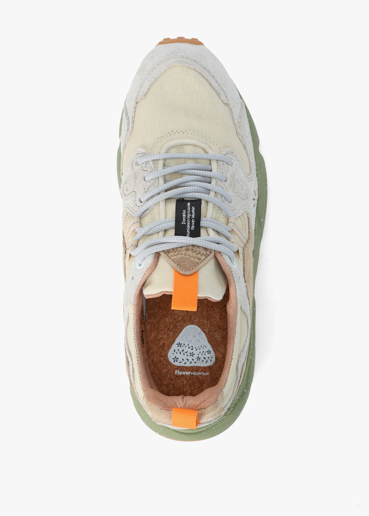 Men’s Yamano 3 Uni Green Suede & Canvas Trainers