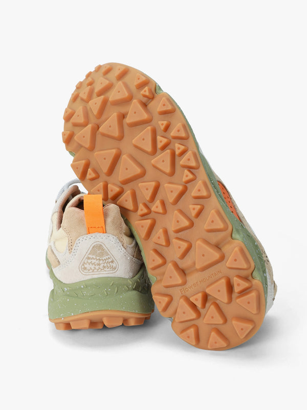 Men’s Yamano 3 Uni Green Suede & Canvas Trainers