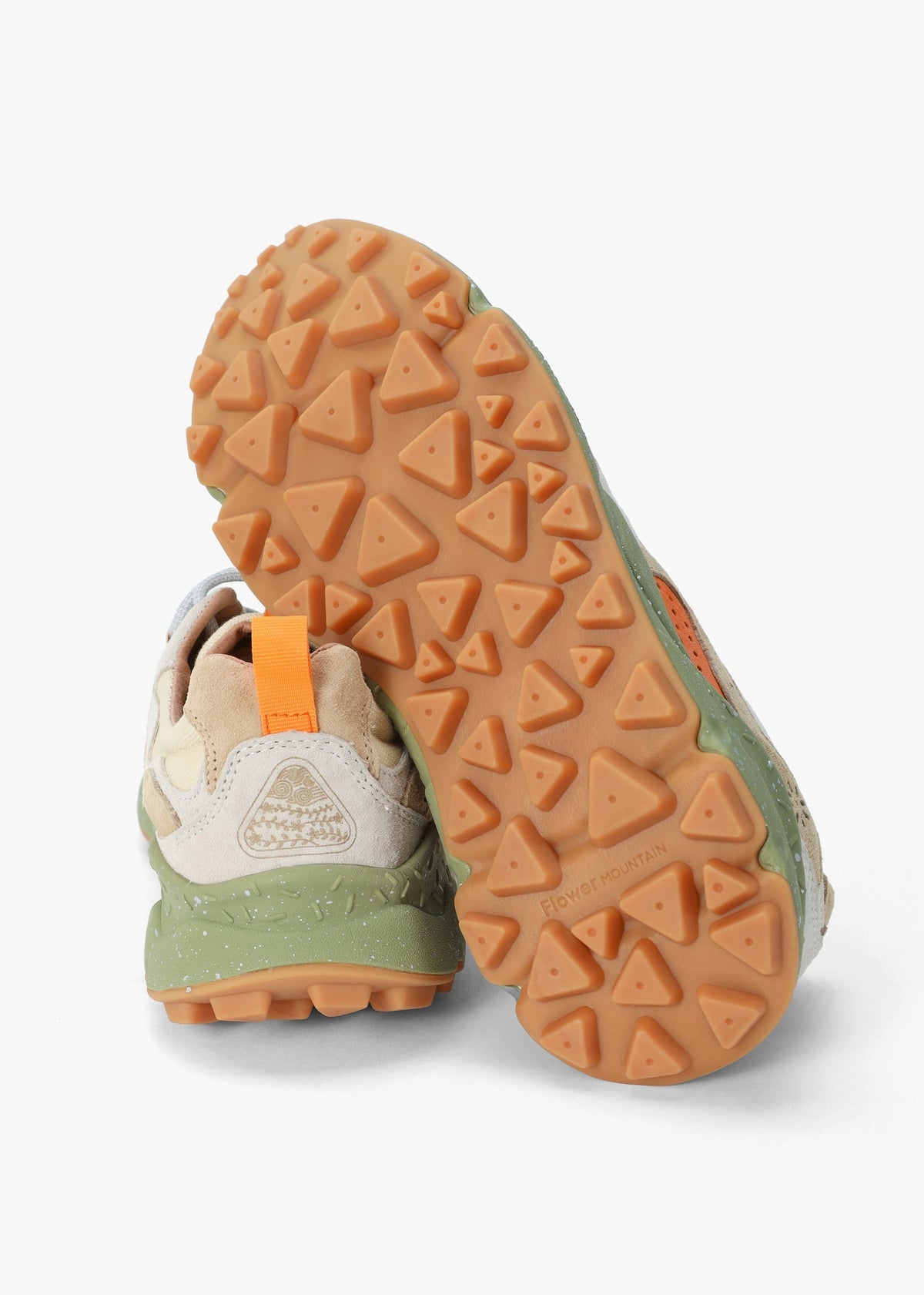 Men’s Yamano 3 Uni Green Suede & Canvas Trainers